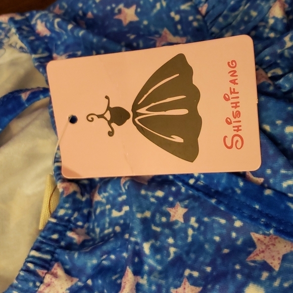 Halter with Stars Striped Printed Shorts Set Size 18-24 Months - Picture 8 of 11